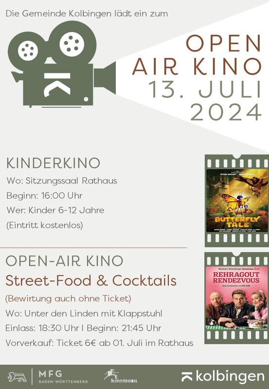 Flyer Open-Air Kino