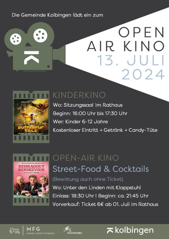 Flyer Open-Air Kino