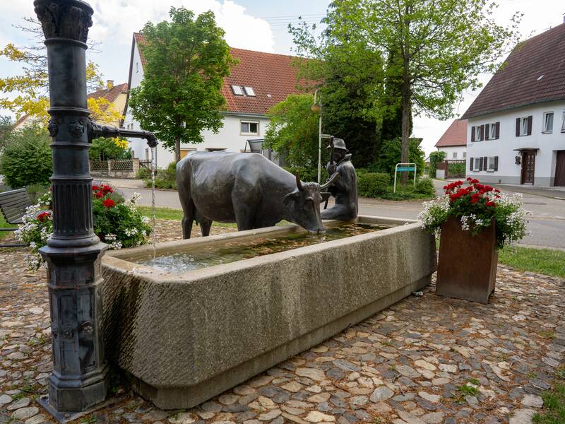 Brunnen im Ortskern